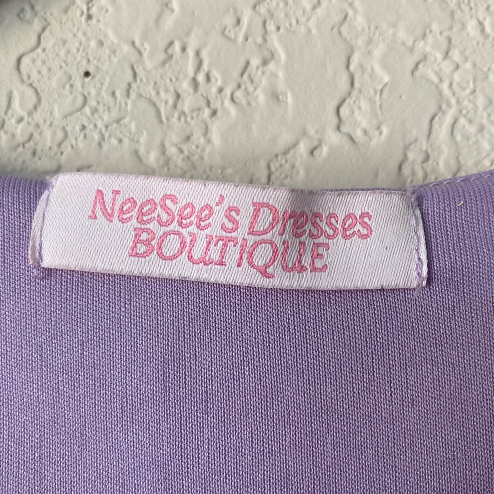 NeeSee’s Dress Boutique purple lace dress - Picture 4 of 5